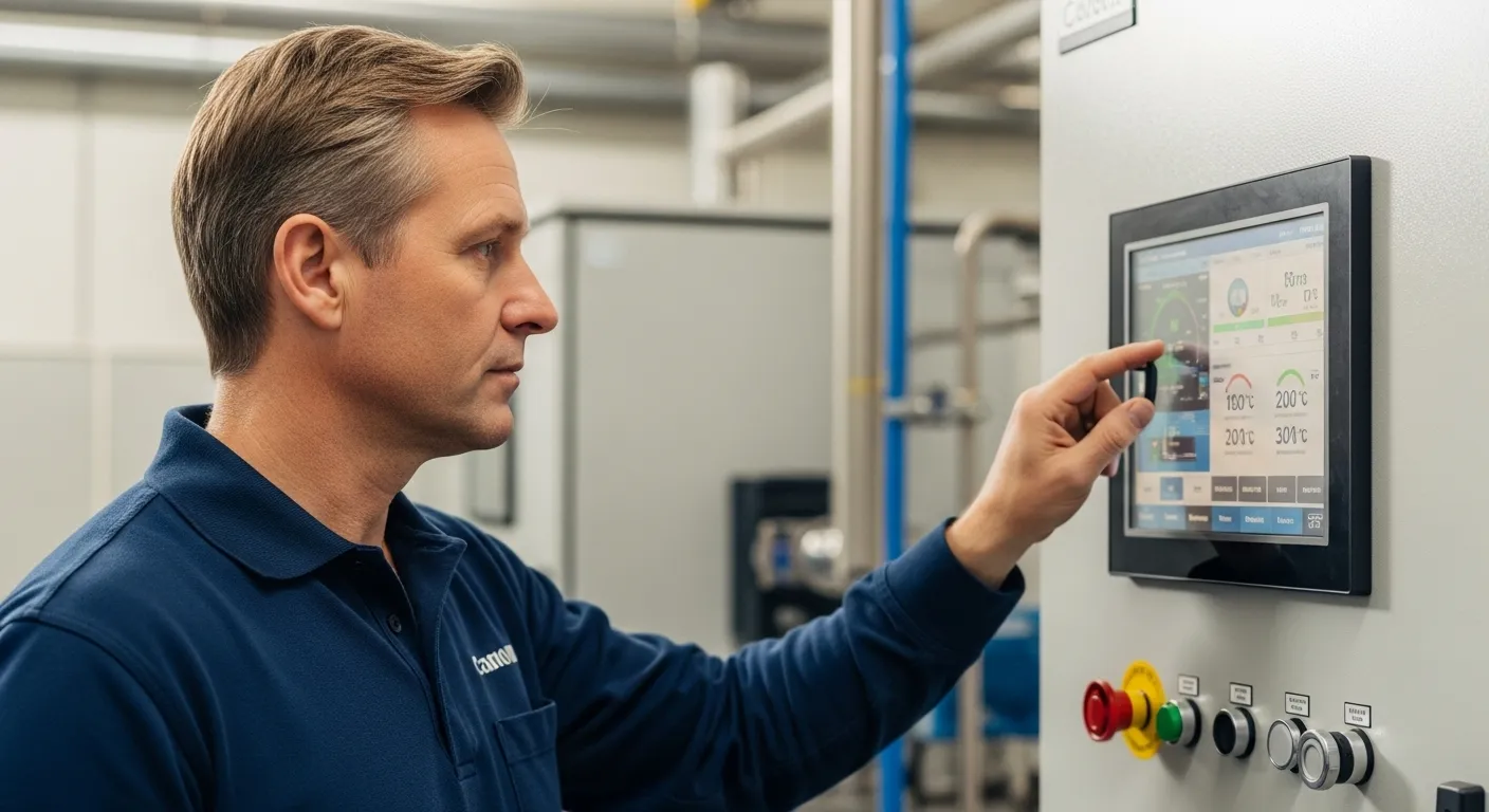 réglage paramètres refroidisseur, température eau glacée, optimisation chiller industriel, maintenance énergétique froid 77 60

