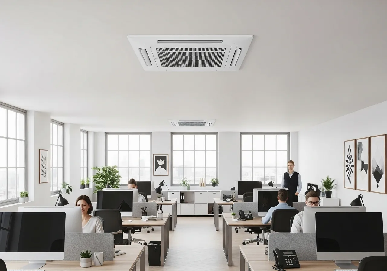 Quels sont les systèmes de climatisation adaptés aux bureaux professionnels ?