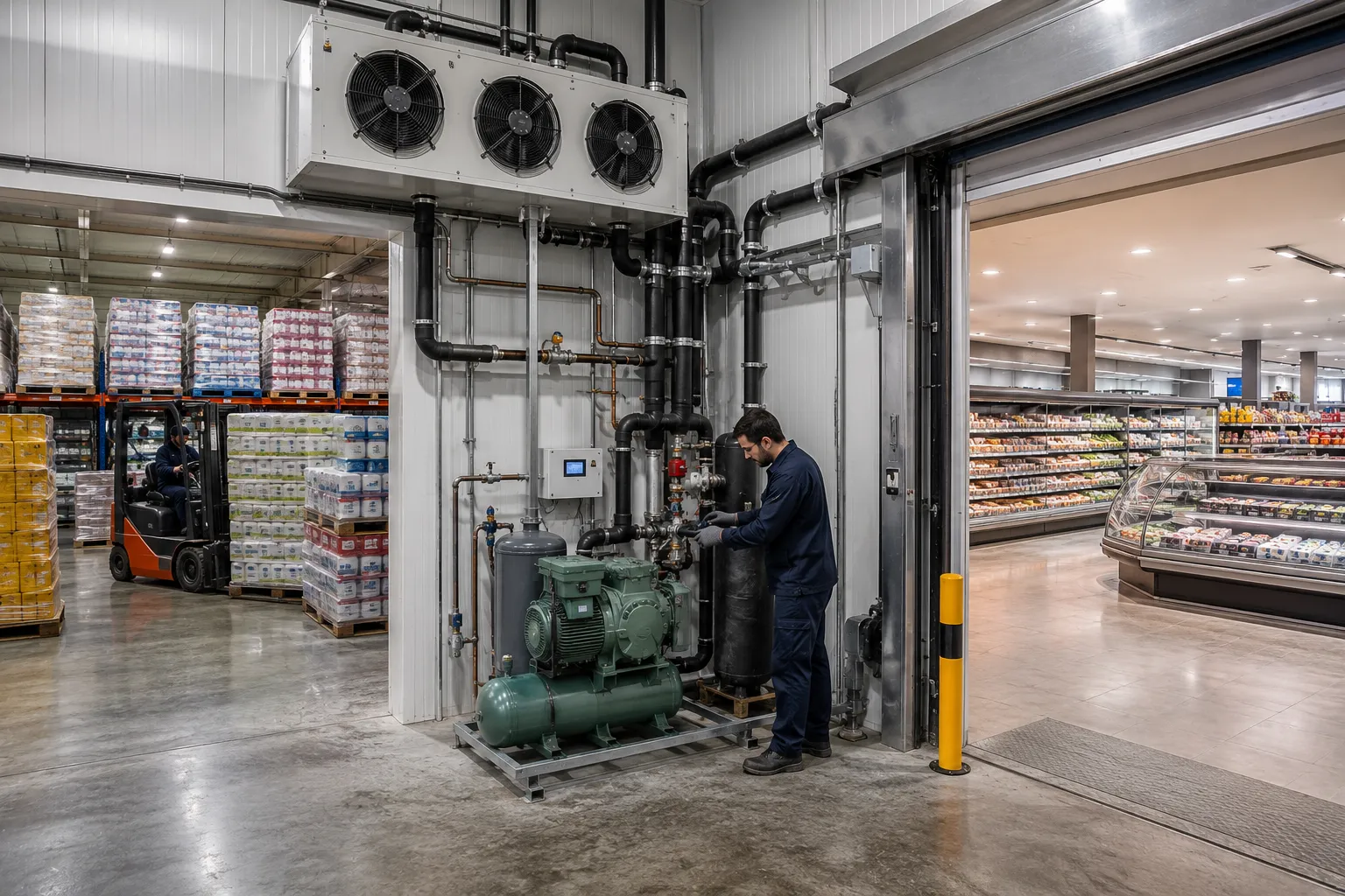 Entreprise de froid industriel et commercial à Meaux : Nos réalisations et services