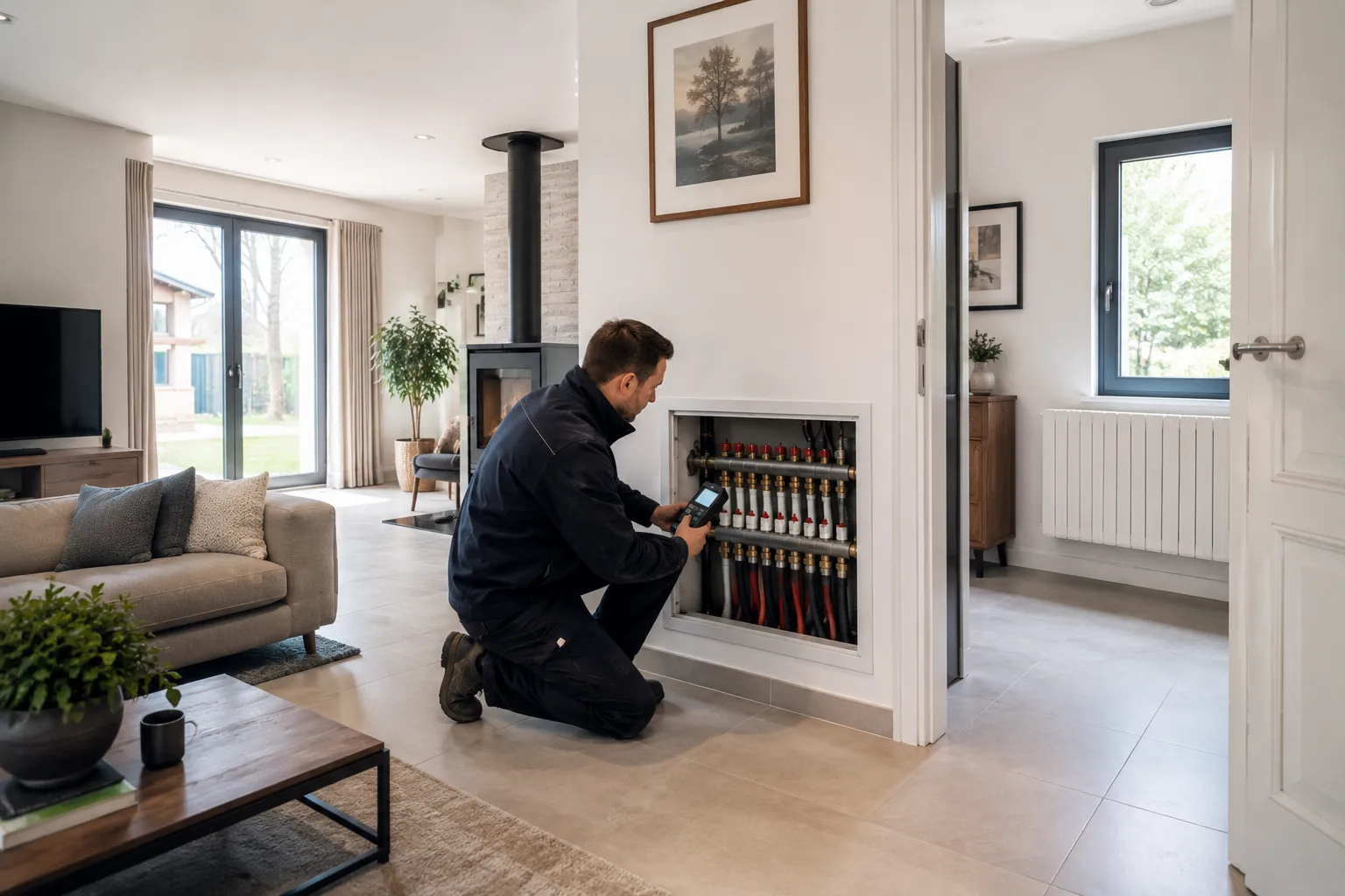 Pompe à chaleur avec radiateurs ou plancher chauffant : quelles différences de rendement ?